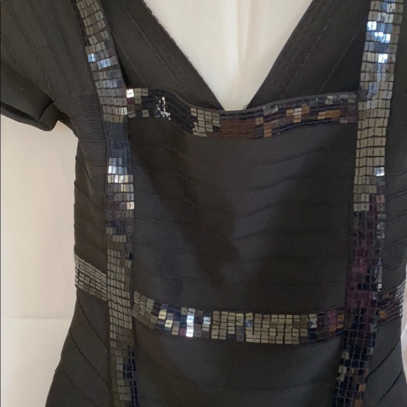 Herve Léger cocktail dress with sequin! - Picture 2 of 6